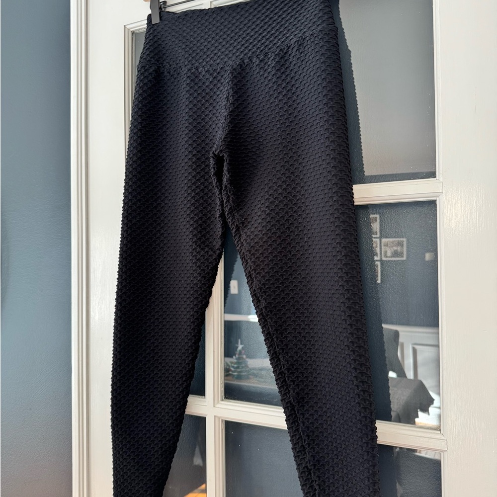 Booty By Brabants Black Croco Leggings